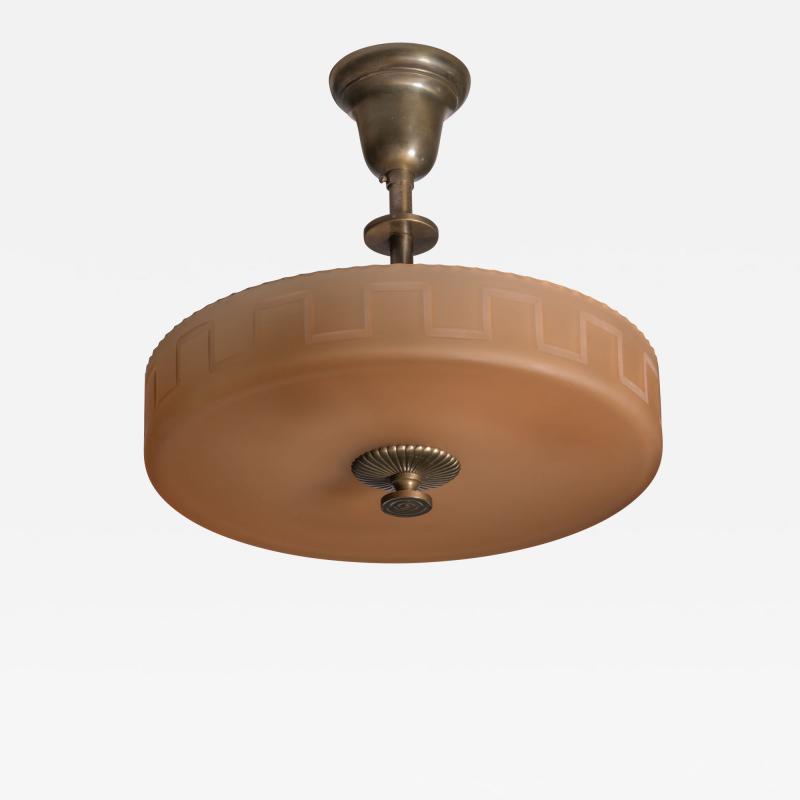  Arvid B hlmarks Lampfabrik Bohlmarks Havana glass pendant