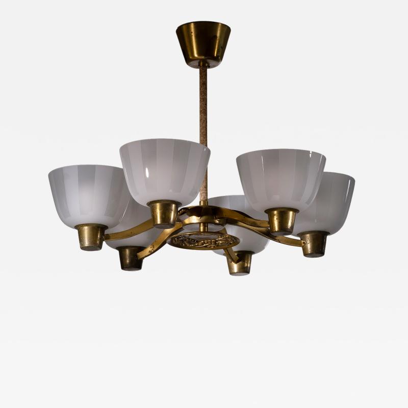  Asea ASEA 6 arm chandelier