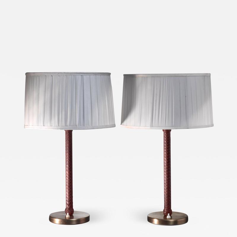  Asea ASEA pair of model E1251 table lamps