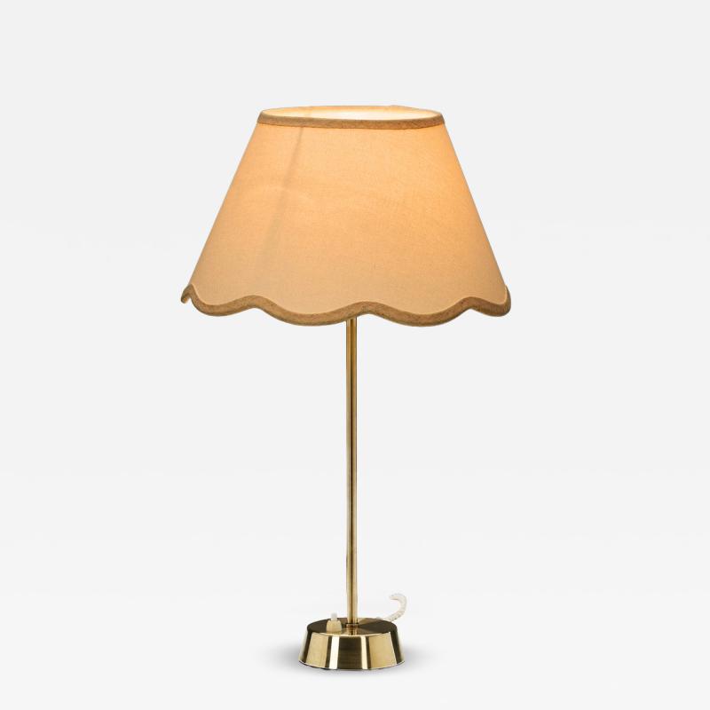  Asea Brass Model E1168 Table Lamp by ASEA Sweden Mid 20th Century