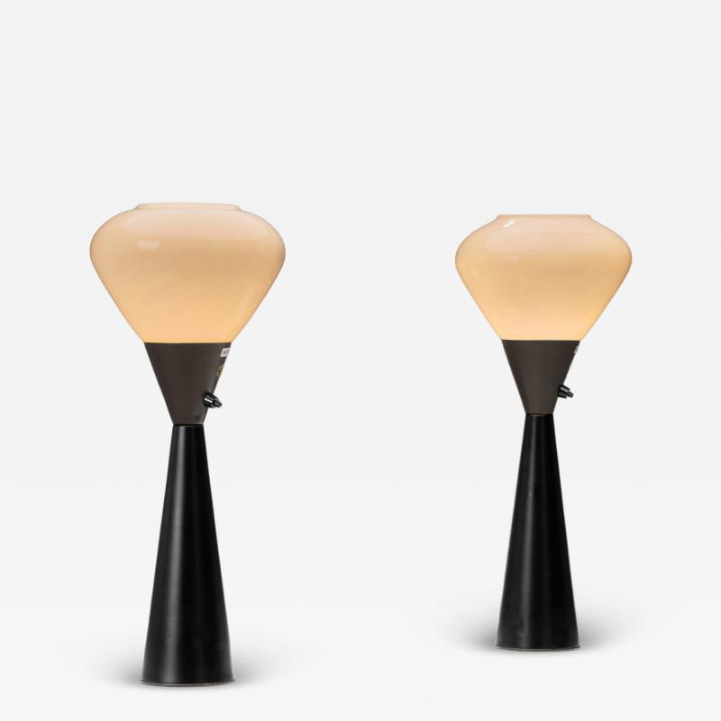  Asea Pair of Table Lamps by Lisa Johansson Pape for ASEA Sweden 1950s