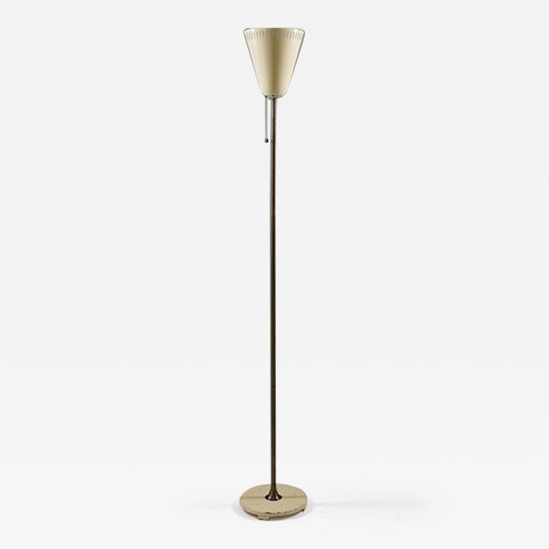  Asea Swedish Modern Uplight Floor Lamps in Brass by ASEA