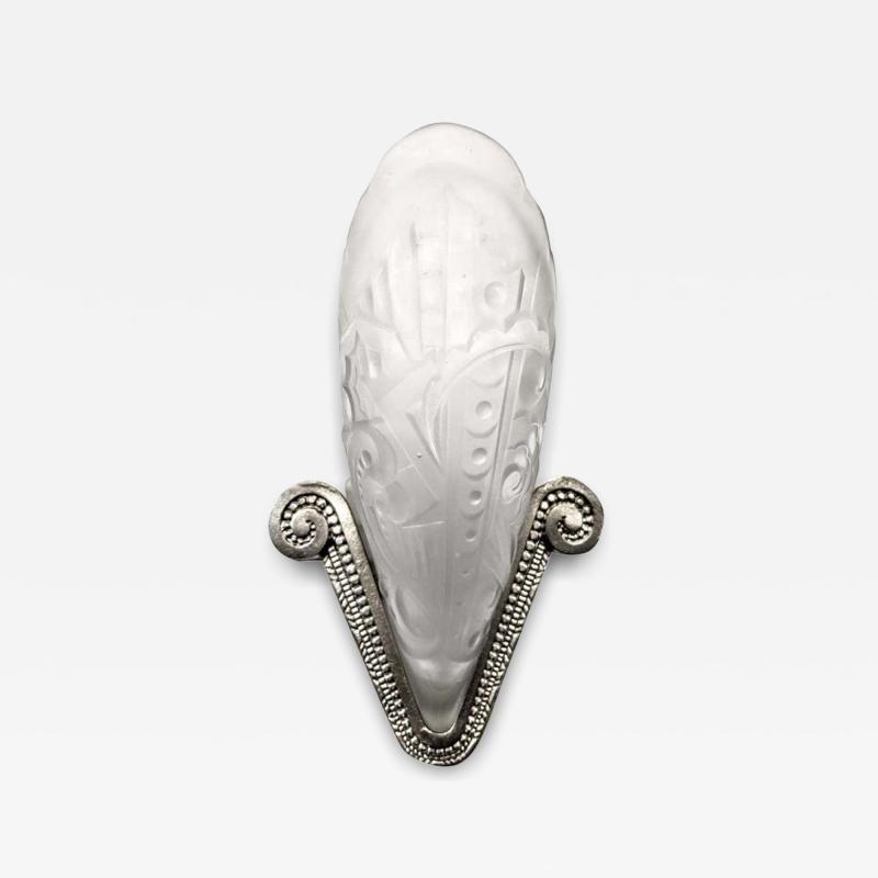  Atelier E J G French Art Deco Wall Sconces by EJG