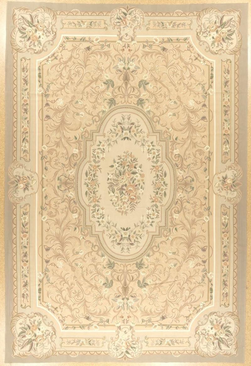  Aubusson 12 x 18 Aubusson Rug 9643