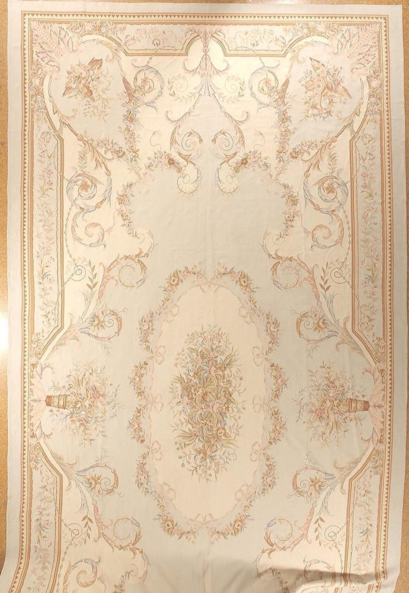  Aubusson 14 1 x 28 2 Aubusson Carpet 1108 Blue Meter Size 429 x 859