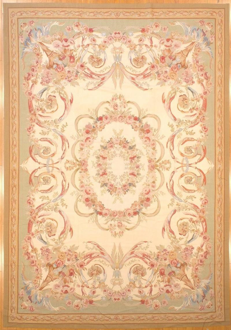  Aubusson 9 10 x 14 1 Aubusson Rug 178 G