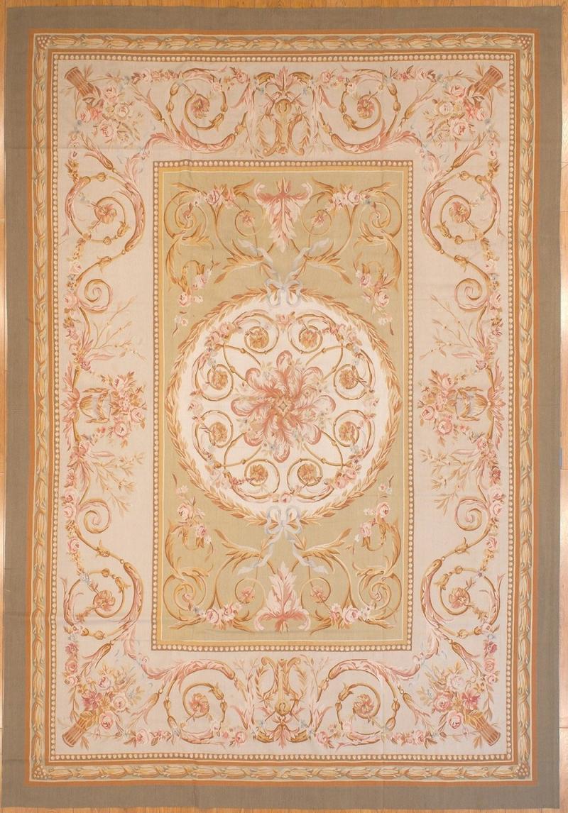  Aubusson 9 10 x 14 2 Aubusson Rug 253 G