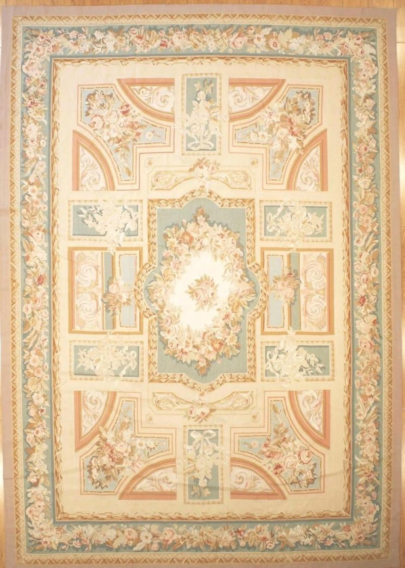 Aubusson 9 9 x 14 Aubusson Rug 127 B