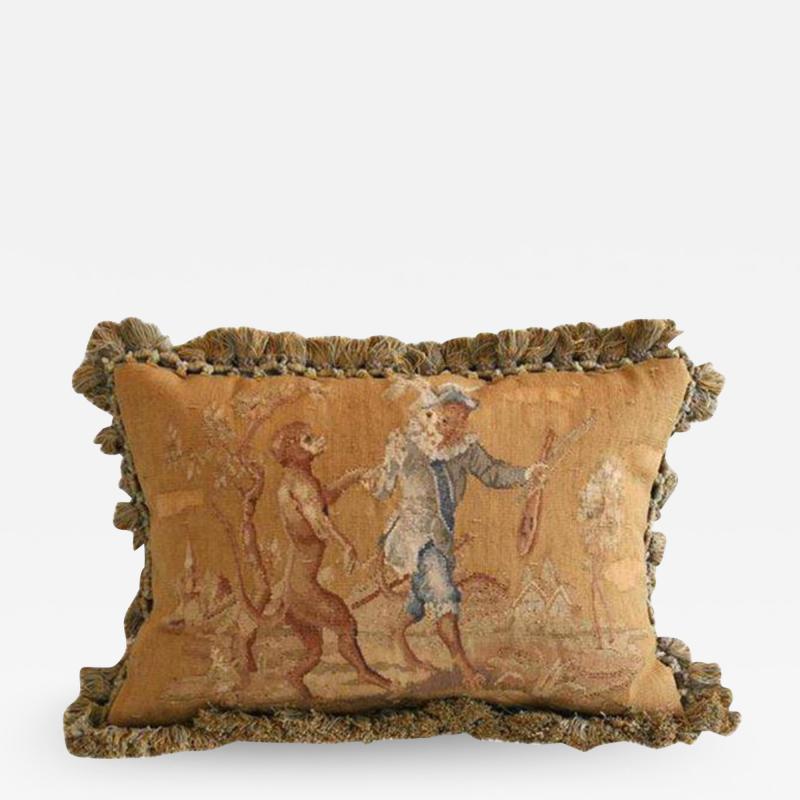  Aubusson Dancing Monkeys Aubusson Pillow