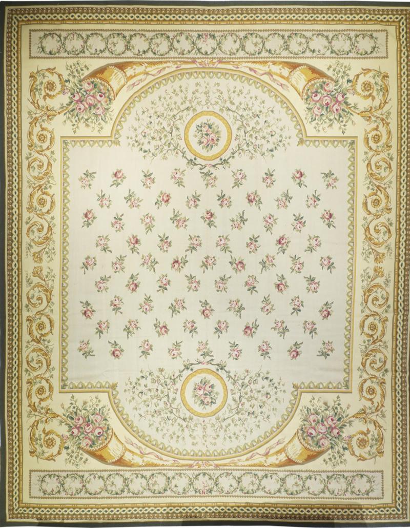  Aubusson Vintage Aubusson Design Tapestry 1110 x 155