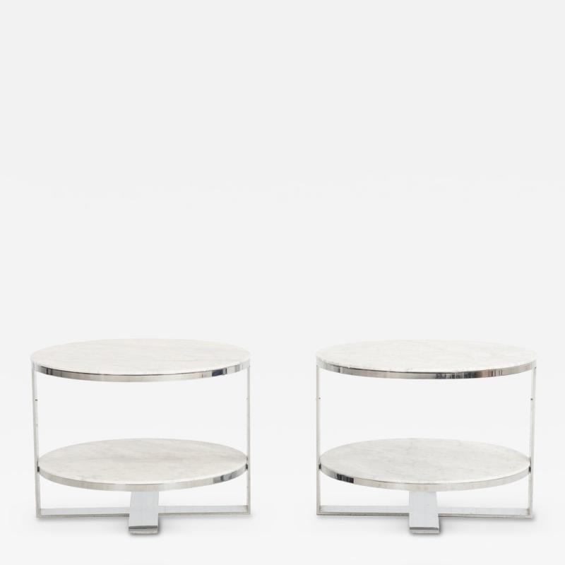  B B Italia Pair of Eileen Side Tables by Antonio Citterio for B B Italia 2003