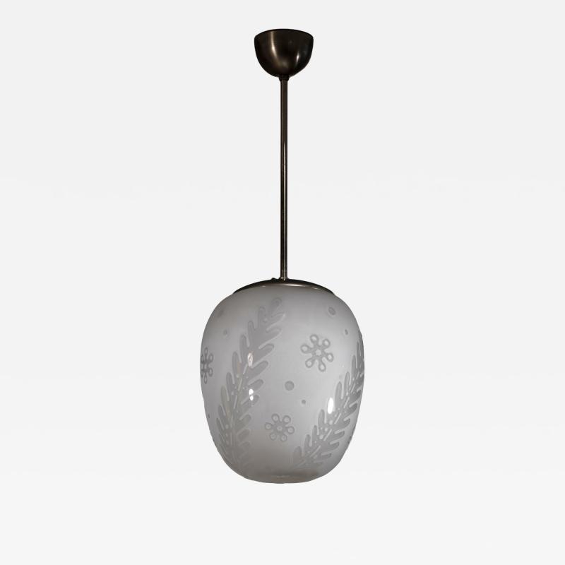  B hlmarks AB Bohlmarks B hlmarks frosted glass pendant lamp