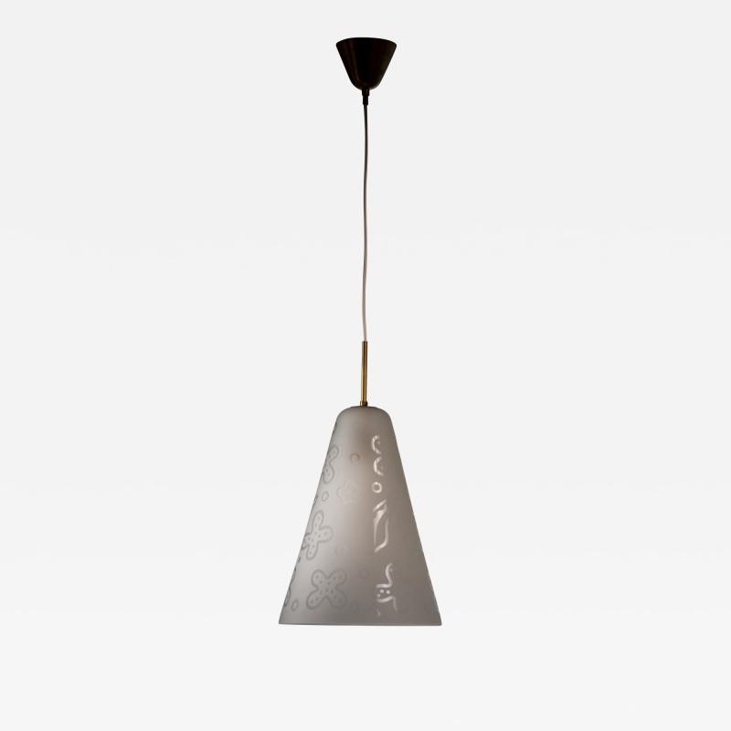  B hlmarks AB Bohlmarks Bohlmarks frosted glass pendant Sweden