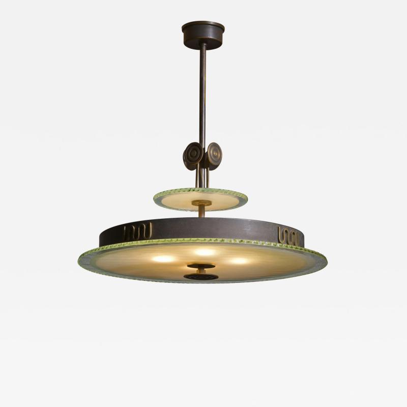  B hlmarks AB Bohlmarks Bohlmarks glass and brass pendant