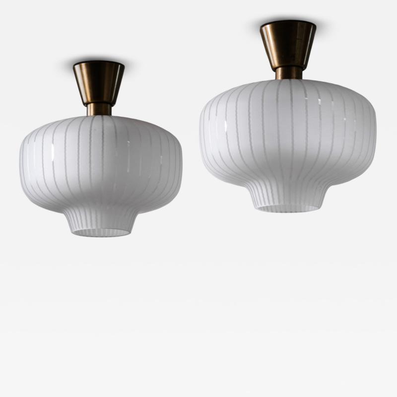  B hlmarks AB Bohlmarks Pair of B hlmarks ceiling lamps