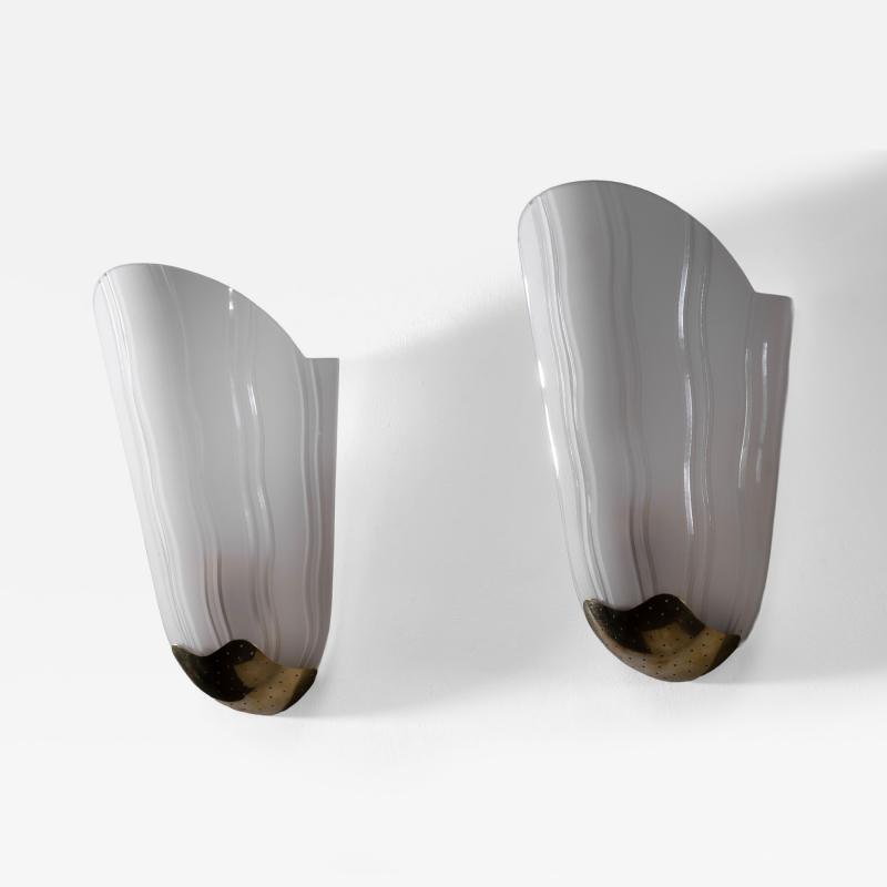 B hlmarks AB Bohlmarks Pair of B hlmarks wall lamps