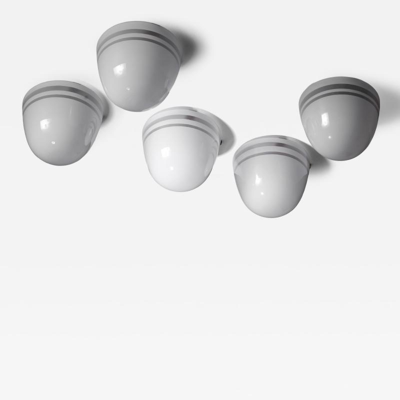  B hlmarks AB Bohlmarks Set of 5 B hlmarks glass ceiling lamps
