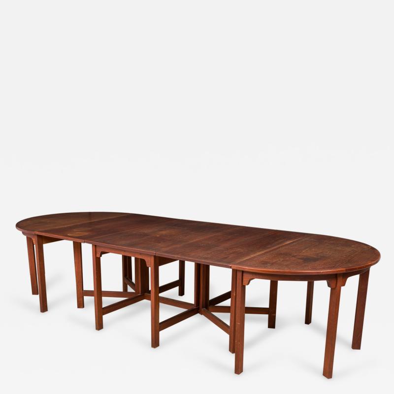  B rge Mogensen Borge Mogensen Borge Mogensen Karl Andersson and Soher Danish 3 Piece Teak Dining Table Set