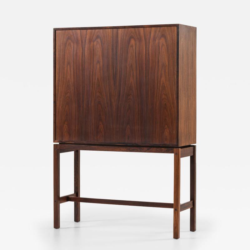  B rge Mogensen Borge Mogensen Cabinet in Brass and Rosewood by B rge Mogensen 1960s