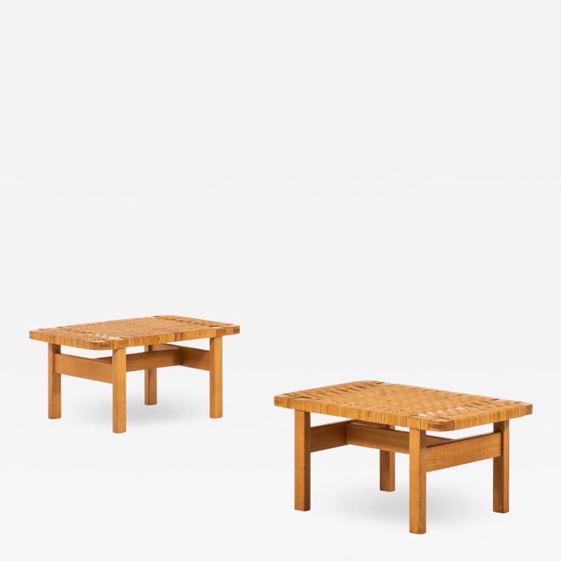  B rge Mogensen Borge Mogensen Side Tables Benches Produced by Fredericia Stolefabrik