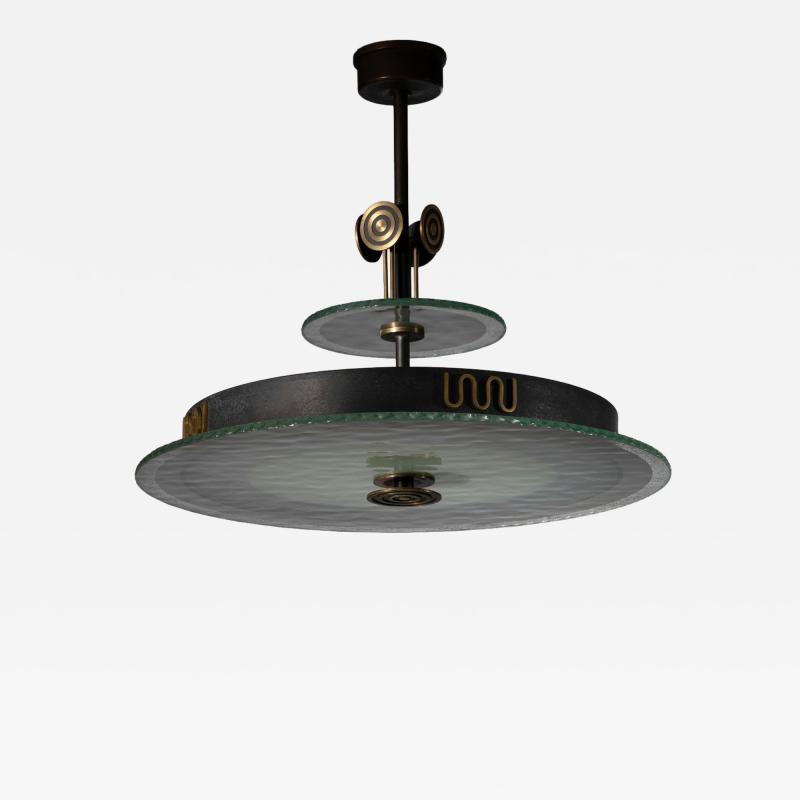  BOR NS BOR S Bor ns Bor s glass and metal pendant