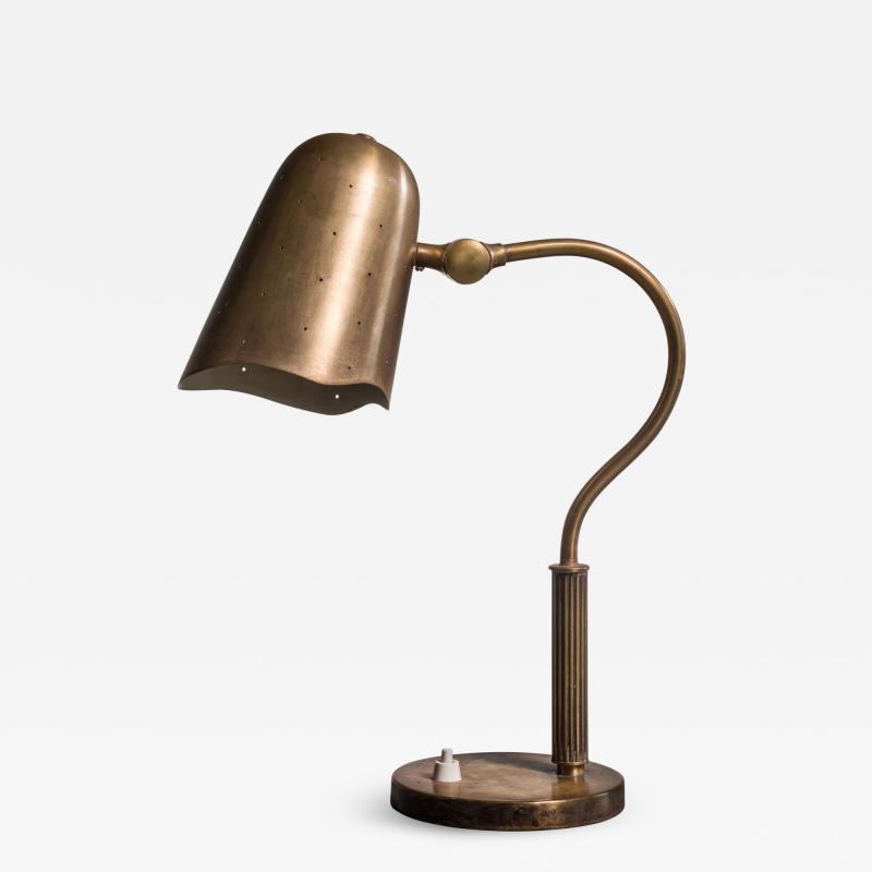  BOR NS BOR S Borens Boras brass table lamp