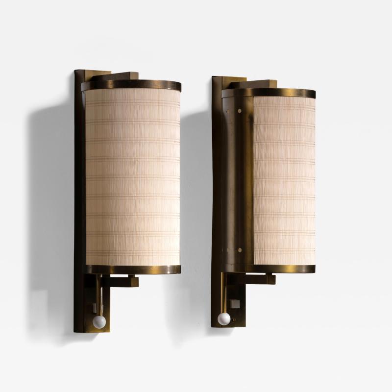  BOR NS BOR S Pair of Bor ns Bor s wall lamps