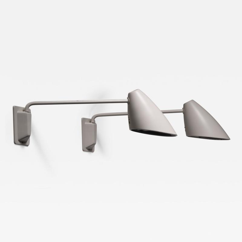  BOR NS BOR S Pair of Borens swiveling wall lamps Sweden