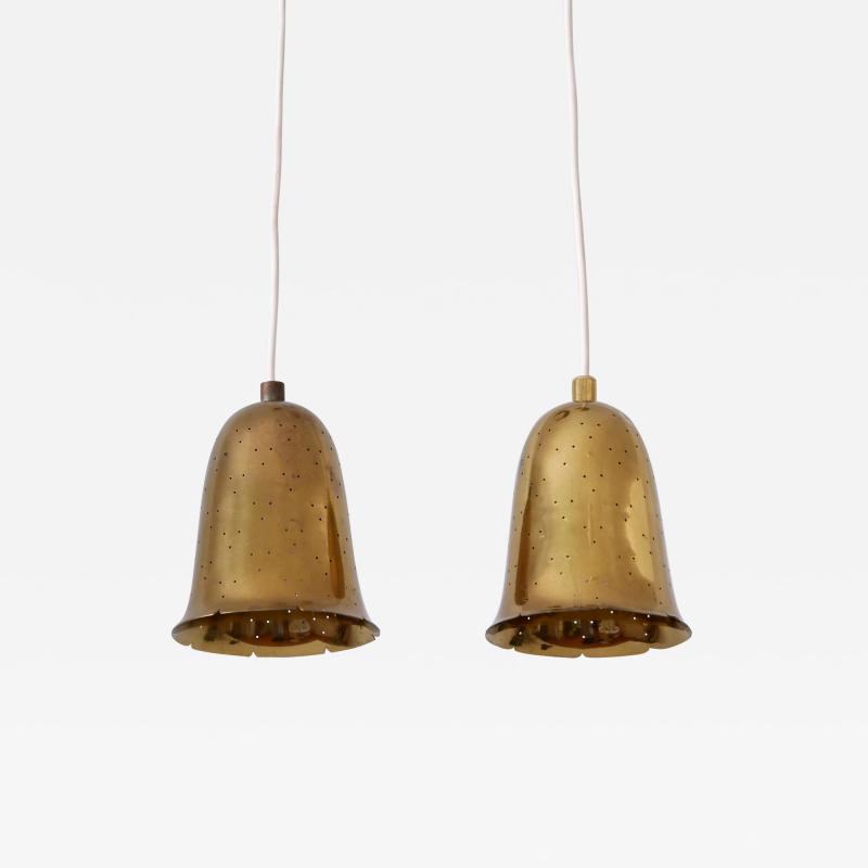  BOR NS BOR S Set of Two Lovely Mid Century Modern Pendant Lamps by Bor ns Bor s Sweden 1950s