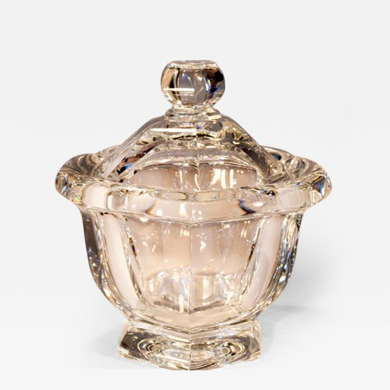  Baccarat Baccarat Crystal Lidded Candy Dish