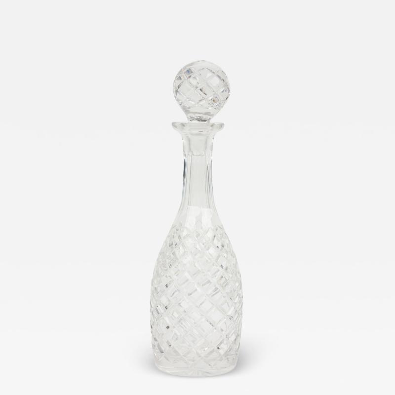  Baccarat French Victorian Style Baccarat Wine Decanter with Stoppe