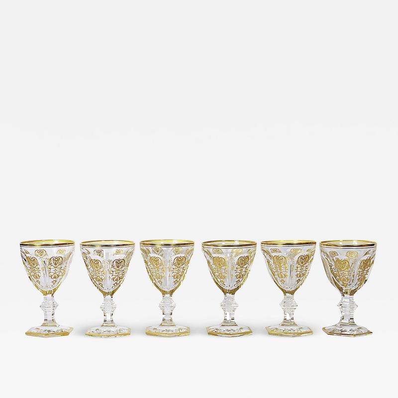  Baccarat Harcourt Empire Collection Crystal Wine Glasses from Baccarat Set of 6