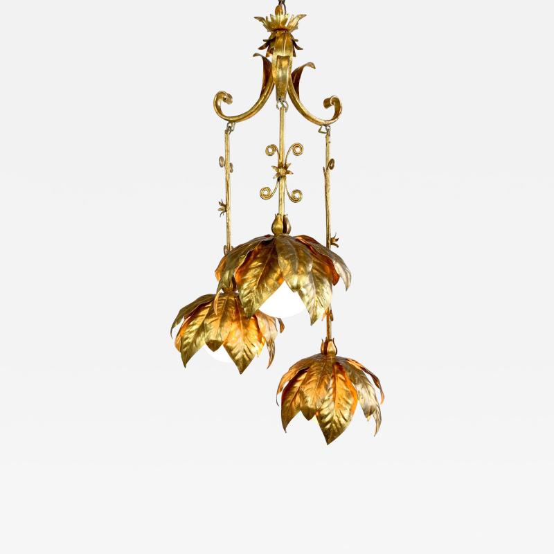  Banci Firenze Banci Firenze Gilt Globe Triple Pendant Light