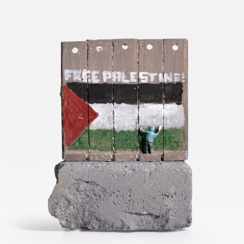  Banksy Banksy WALLED OFF HOTEL Wall Segment Free Palestine