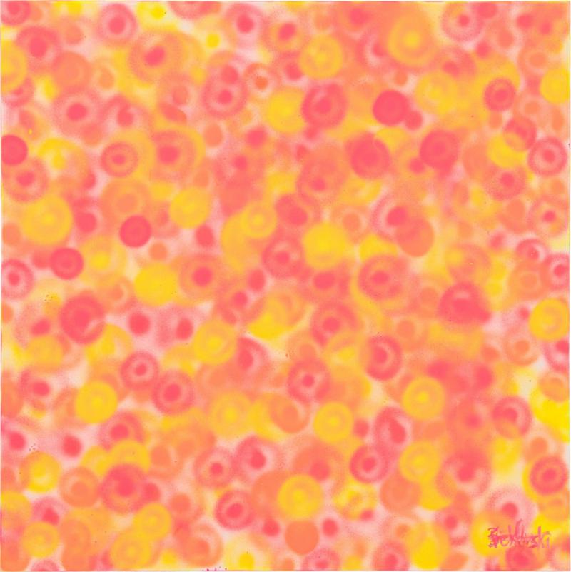  Barbara Kiskovski Barbara Kiskovski American Contemporary Abstract Spray Painted Acrylic on Canvas