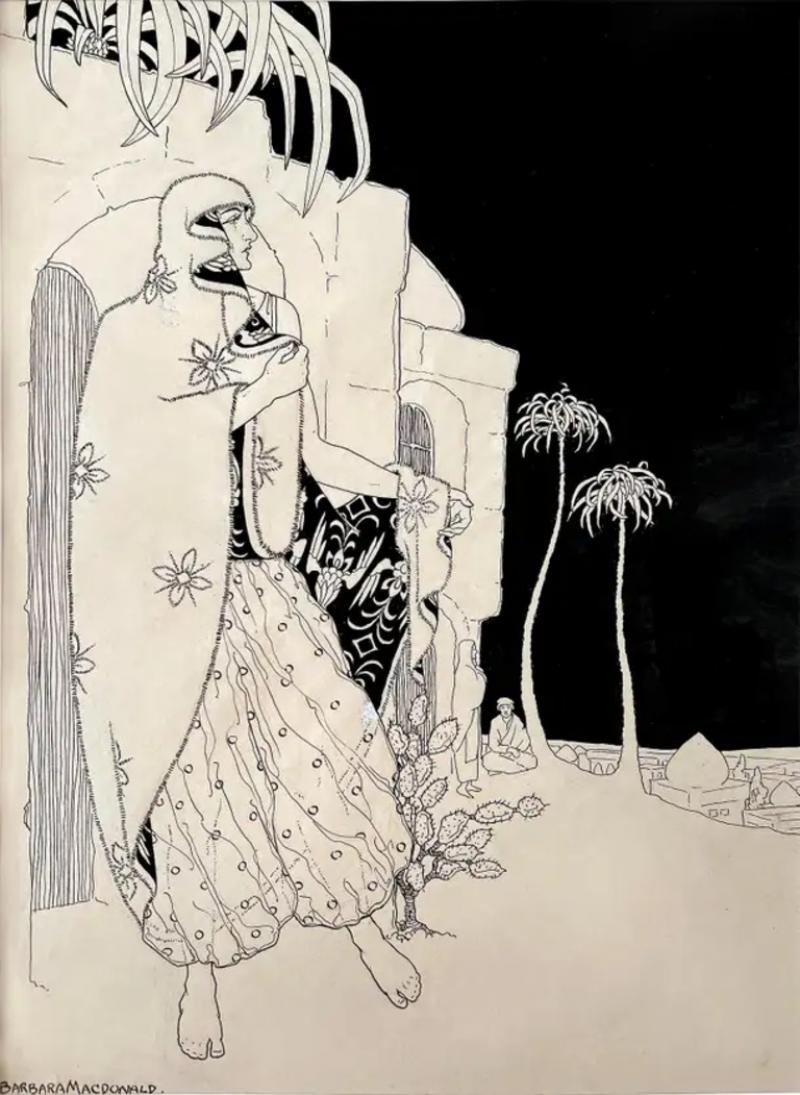  Barbara Macdonald Princess Herminie and the Tapestry Prince Female Illustrator