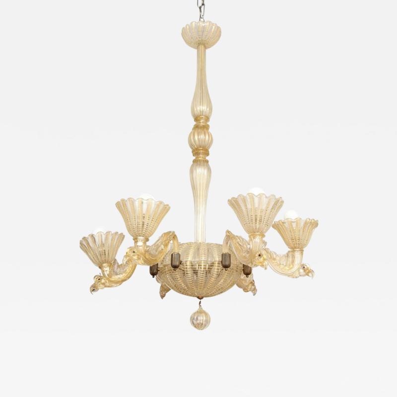  Barovier Toso Barovier Toso Chandelier Made in Venice 1935