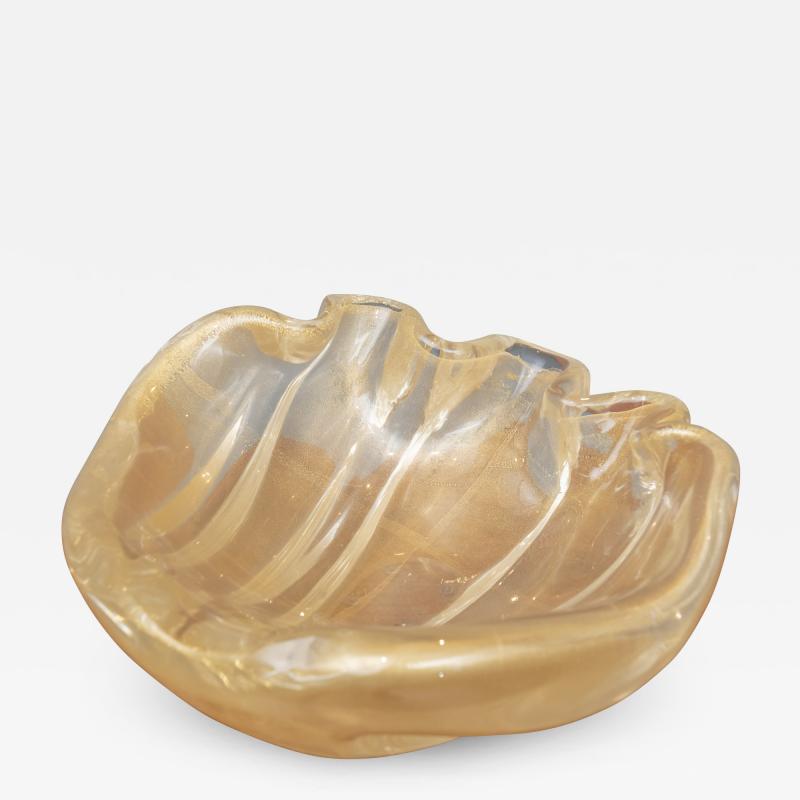  Barovier Toso Barovier Toso Murano Glass Clam Shell Bowl