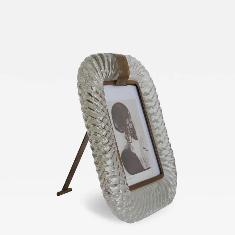  Barovier Toso Barovier and Toso murano glass picture frame Italy c1949