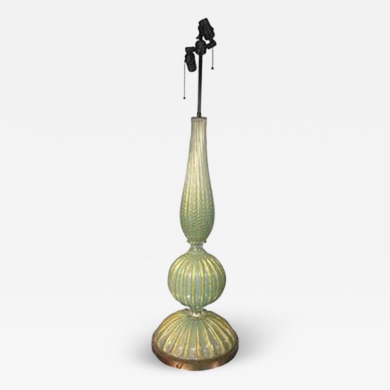  Barovier Toso Beautiful Barovier Toso Murano Glass Cordonato dOro Table Lamp