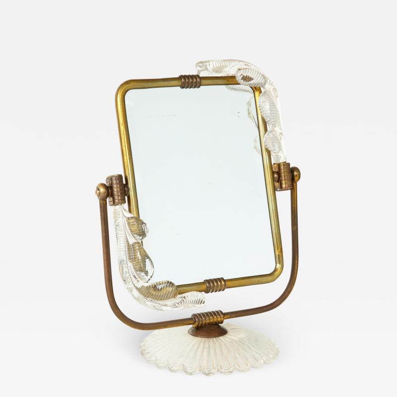  Barovier Toso Frame and mirror 2 in 1 from Murano circa 1940