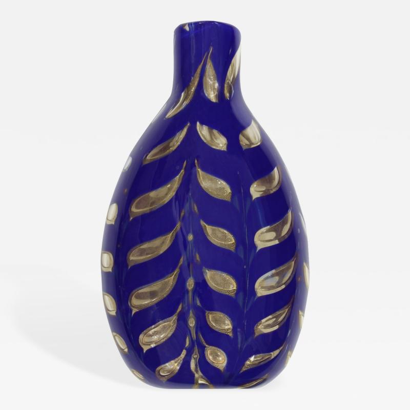  Barovier Toso Hand Blown Graffito Vase by Barovier Toso