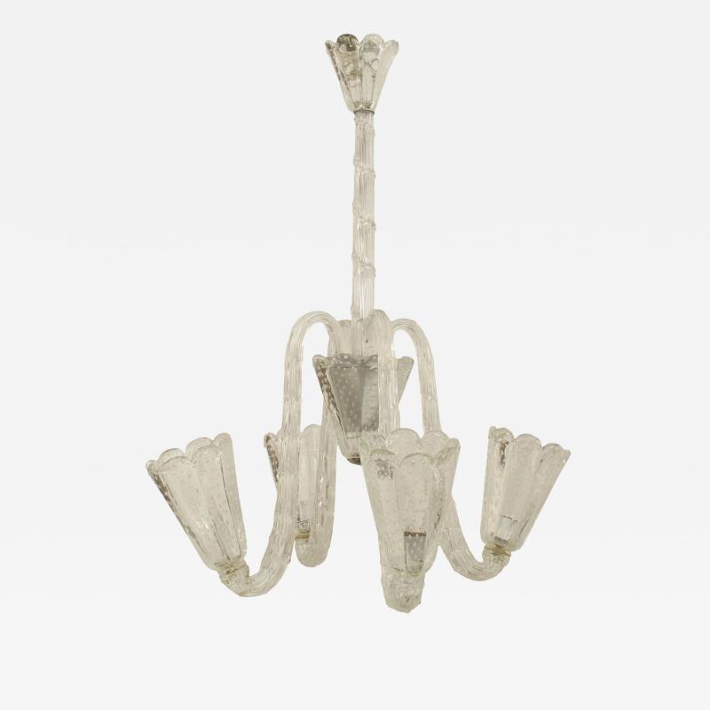  Barovier Toso Italian 1940s and Chandelier
