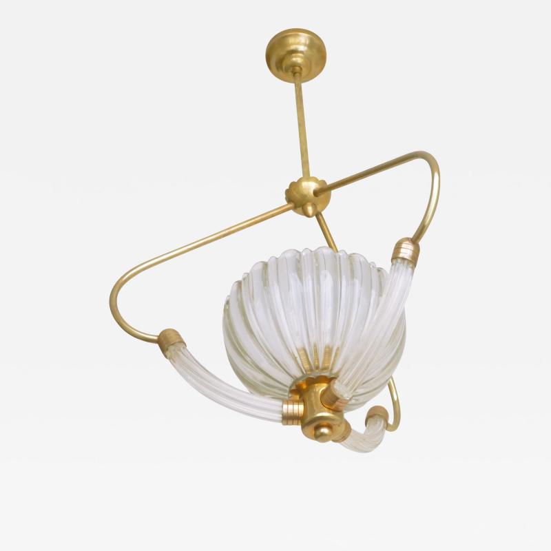  Barovier Toso Italian Mid century Barovier Toso chandelier Murano 1960s