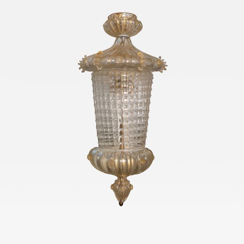  Barovier Toso Murano Glass Lantern Attributed to Ercole Barovier