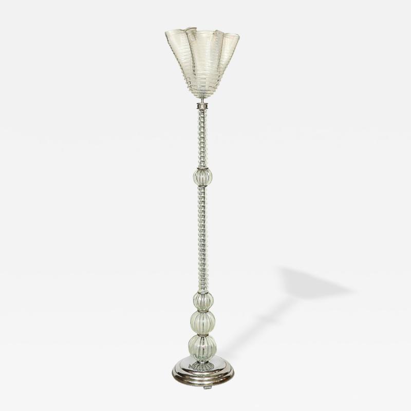  Barovier Toso Rostrato Murano Floor Lamp by Barovier Toso