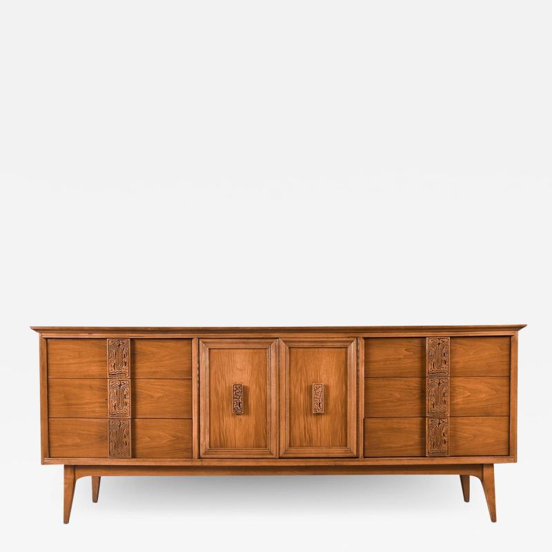  Bassett Furniture Mid Century Credenza Dresser Bassett Mayan