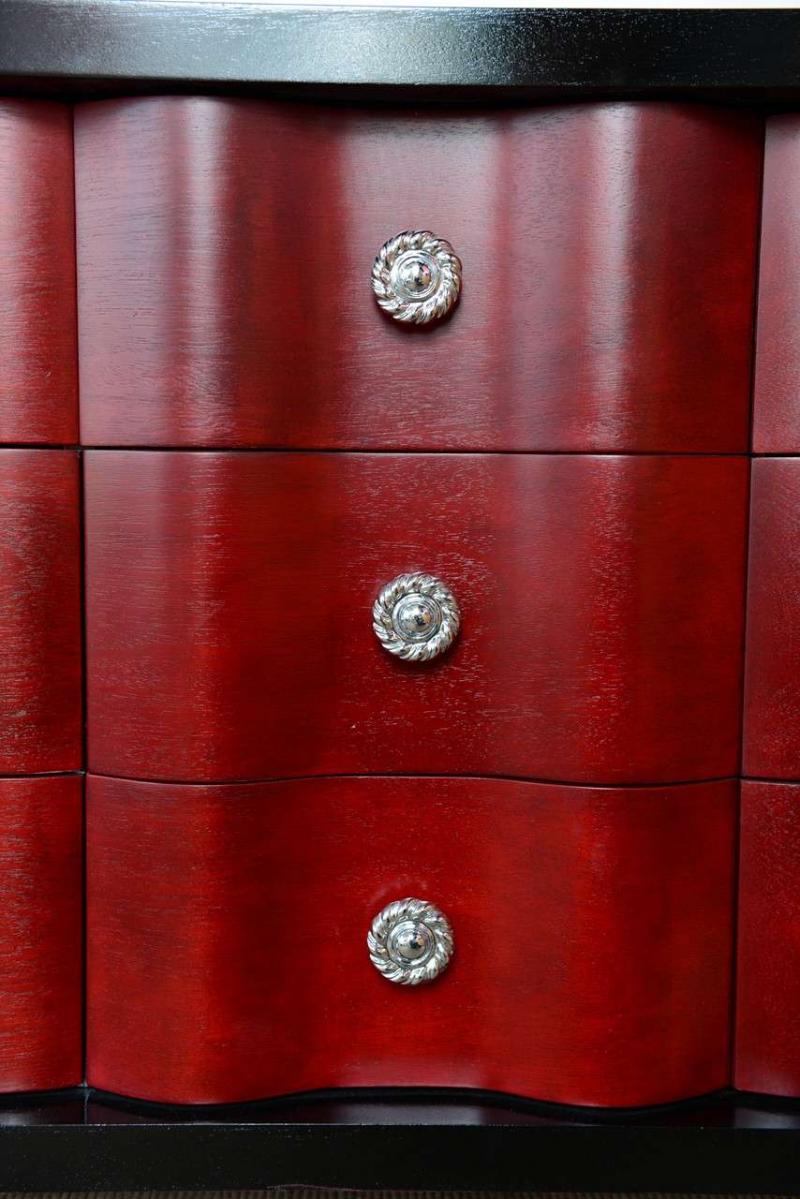 Bassett Furniture Midcentury Hollywood Regency Glamourous Dresser by