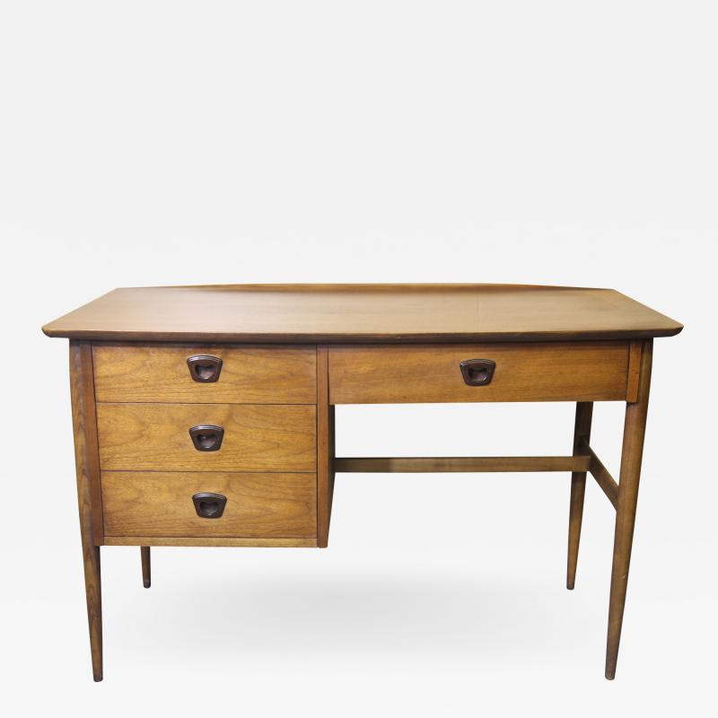  Bassett Furniture Walnut Desk by the Basset Furniture Company