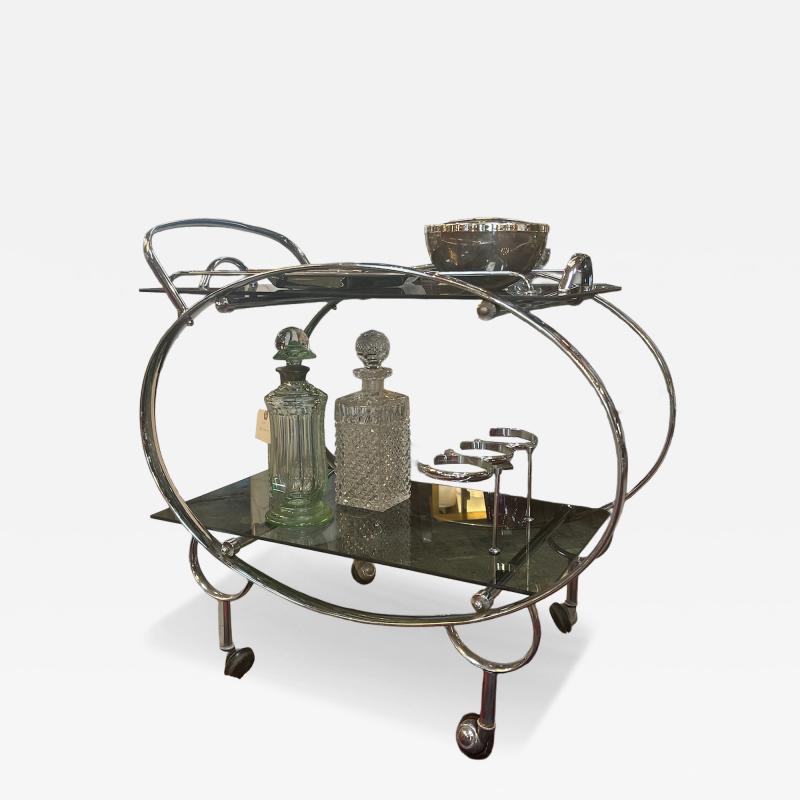  Bauhaus Bauhaus Bar Cart in Chrome